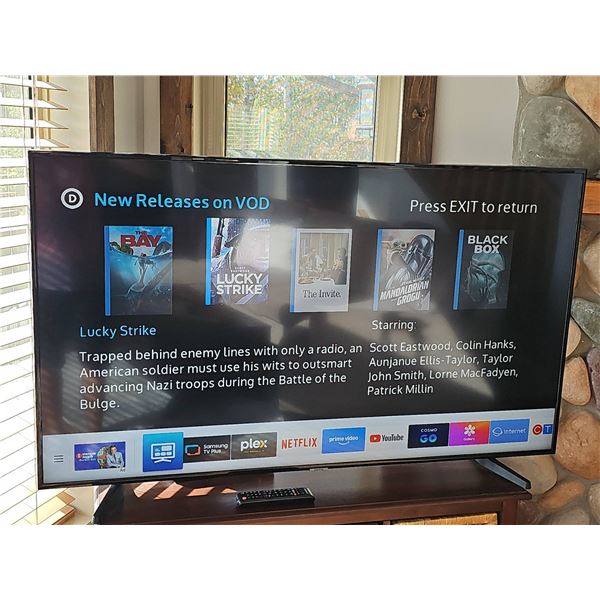 Samsung 55” Smart Tv