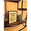 Image 4 : Large Round Metal Wall Shelf With Decor