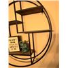 Image 5 : Large Round Metal Wall Shelf With Decor