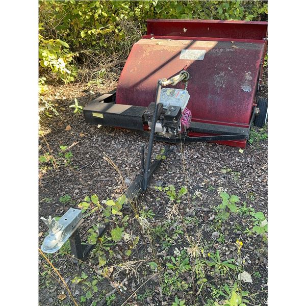 Leaf and Lawn Sweeper with Honda Gas Engine