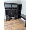 Image 1 : L-Shaped Dark Wood Office Desk