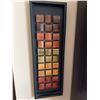 Image 1 : Rectangular Framed Wall Art With Multicoloured Wooden Square Accents