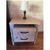 Image 1 : Modern Nightstand with Lamp