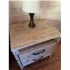 Image 2 : Modern Nightstand with Lamp