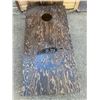 Image 2 : Custom Fish Decor Stained Wood Cornhole Boards