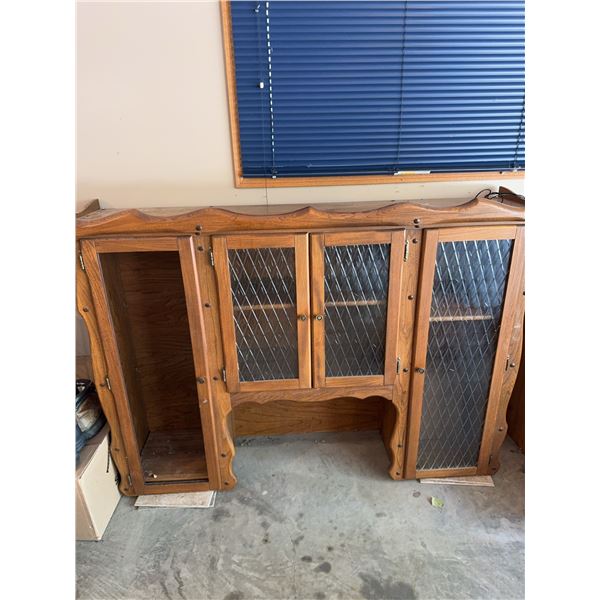 Wooden Display Cabinet Great Project Piece!