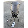 Image 1 : Aluminum Turkey Fryer With Outdoor Propane Burner and Blackstone Spatula