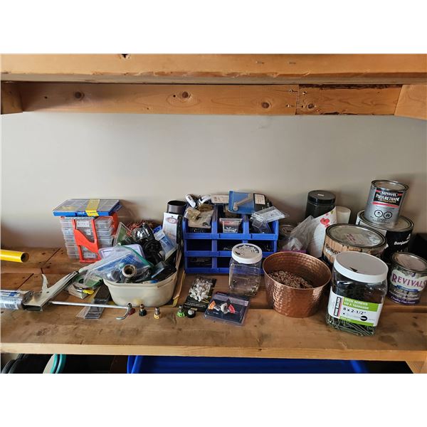 Hardware Lot With Deck Screws and More!