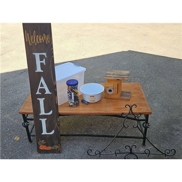 Decorative Welcome Fall Sign and More