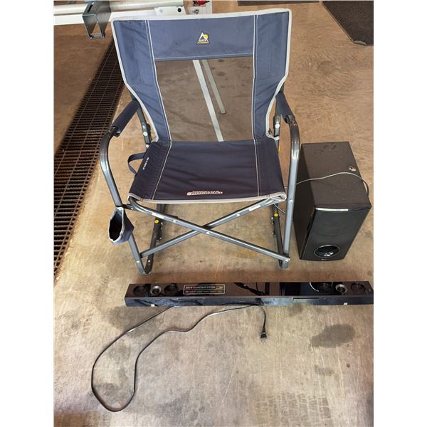 GCI Outdoor Freestyle Rocker Chair with LG Speaker and 300W Sound Bar
