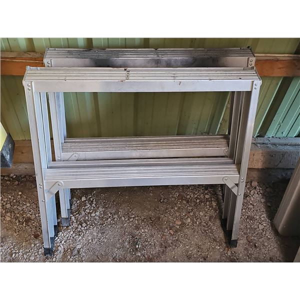 Sturdy Ladder Mustang Aluminum Sawhorse Model 130-2.5, Duty 300