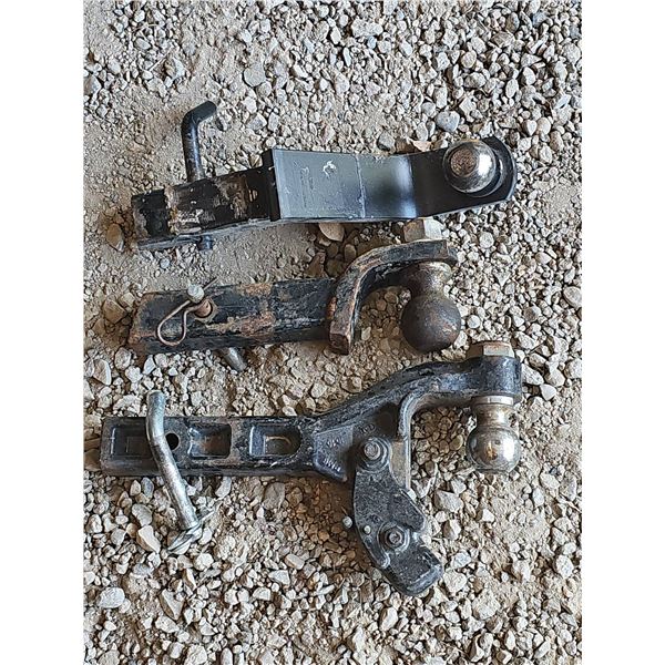 3 Heavy-Duty Adjustable Trailer Hitch Mounts