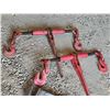 Image 3 : 3 RIDGID 24 Inch Pipe Wrenches and 2 Heavy Duty Chain Load Binders