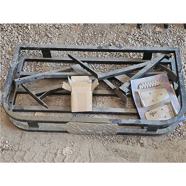 Metal Roof Rack with Mounting Brackets and Hardware