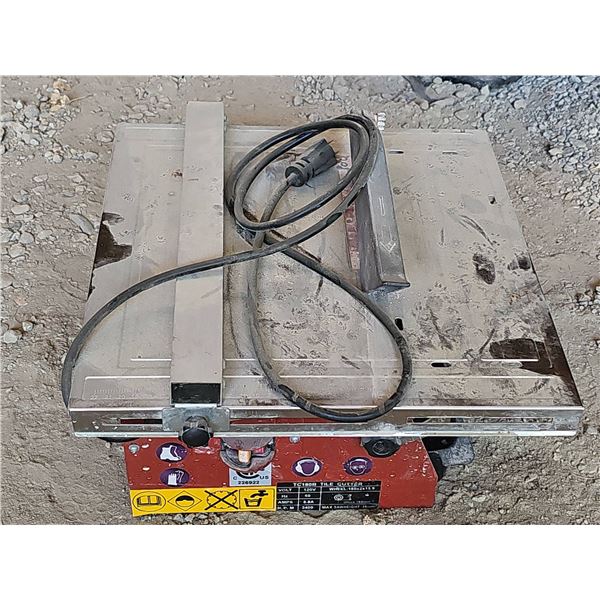 TC180B Tile Cutter, 120V, 5.8A, 180mm Blade, 3400 RPM Tabletop Saw