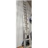 Image 1 : LAD Residential Aluminum Extension Ladder with Rope, Approx. 20 Ft Height