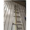 Image 2 : LAD Residential Aluminum Extension Ladder with Rope, Approx. 20 Ft Height