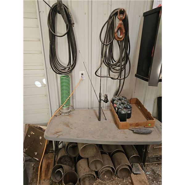 Welding Leads, Pipes, Table, Fishing Rod, and More