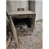 Image 2 : Metal Wood Burning Stove With Front Door And Removable Pipe