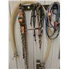 Image 2 : Tow Chains, Tie-Down Straps, Electrical Cords, and Recovery Hooks Lot