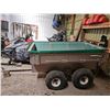 Image 1 : Rhino Tuff Utility Dump Trailer with Tandem Wheels and Tow Hitch