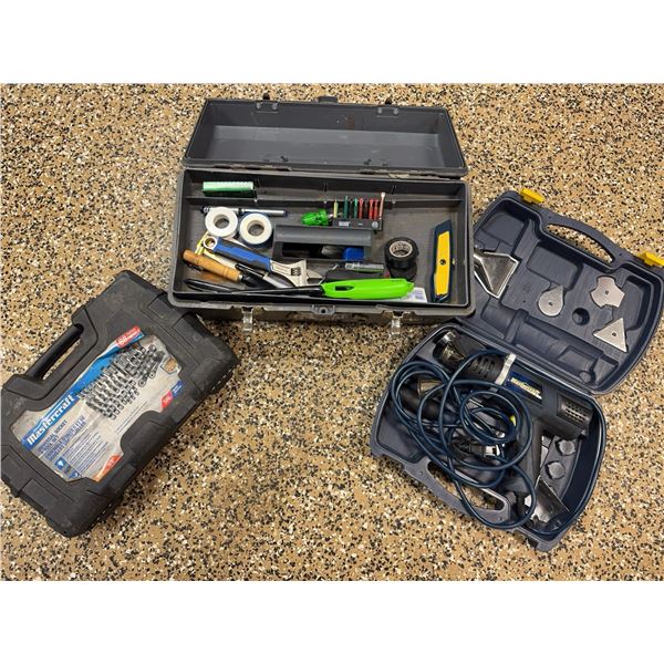 Mastercraft 88-Piece Tool Set, Heat Gun, Toolbox with Hand Tools