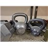 Image 5 : Hex Dumbbells and Kettlebells Assorted Weights 10-65 lb and 7-24 kg