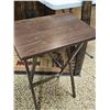 Image 2 : Wood Folding TV Tray, Folding Table, Large Wooden Measuring Stick Ruler, Misc Items