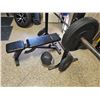 Image 5 : Adjustable AresFit Bench, Squat Rack, Rogue Weight Plates, Barbell, Medicine Ball