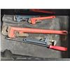 Image 1 : 3 Pipe Wrenches, Ridgid and Generic, 24" and 10" Sizes, Mixed Origin
