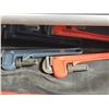 Image 3 : 3 Pipe Wrenches, Ridgid and Generic, 24" and 10" Sizes, Mixed Origin