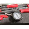 Image 2 : Automotive Diagnostic Tools with Pressure Gauges and Red Handles, Caliper Included