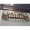 Image 2 : Jeep Wall Art Golden Metal Front Grille Decor for Garage or Man Cave