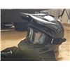 Image 2 : CKX Titan Matte Black Snowmobile Helmet with Action Cam Mount and 210° Goggles