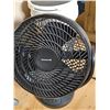 Image 2 : Honeywell Black Oscillating Table Fan with Adjustable Tilt and Manual Controls