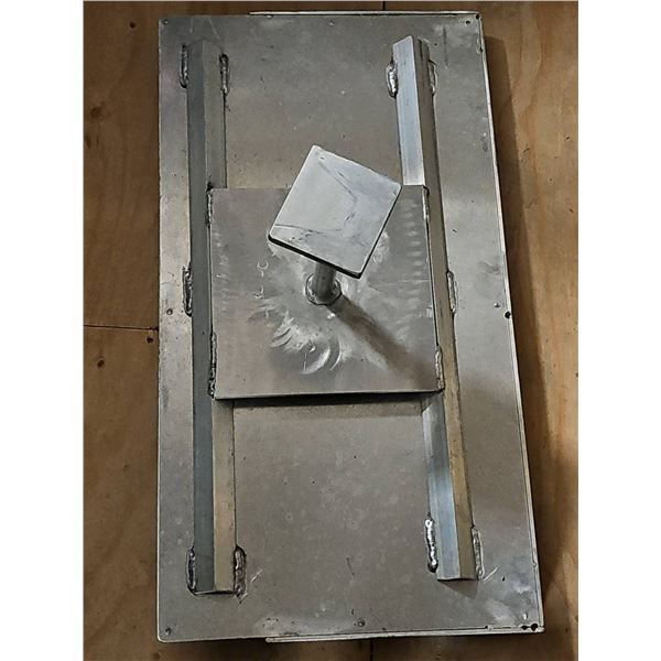 Custom Fabricated Metal Tooling Tabletop Fixture with Adjustable Stand