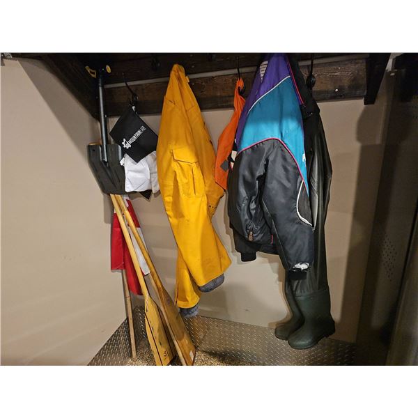 Outdoor Gear Lot with Oars