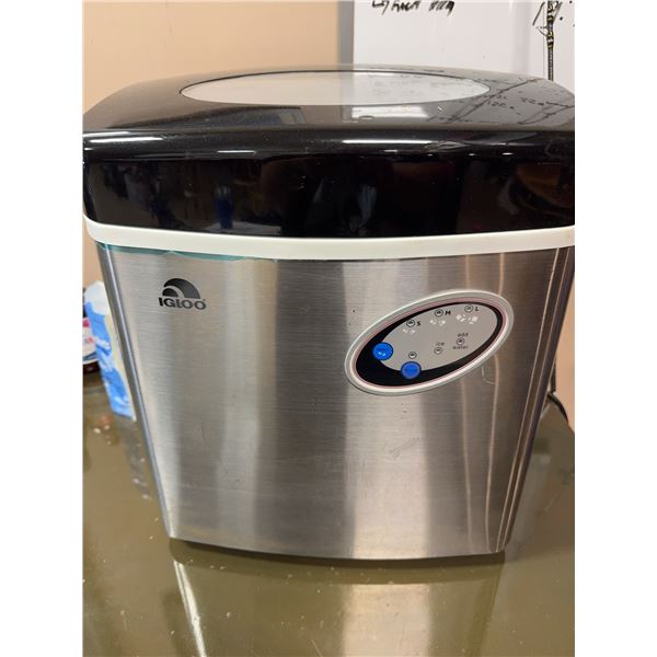 Igloo Countertop Ice Maker Stainless Steel with Digital Control Panel