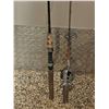 Image 1 : 2 Fishing Rods With Reels, Shakespeare Synergy Spinning Rod Included