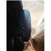 Image 3 : Black Faux Leather Executive Office Chair with Swivel Base and Worn Armrests