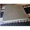Image 1 : Square Green Wedge Seat Cushion with Textured Fabric Cover