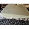 Image 2 : Square Green Wedge Seat Cushion with Textured Fabric Cover