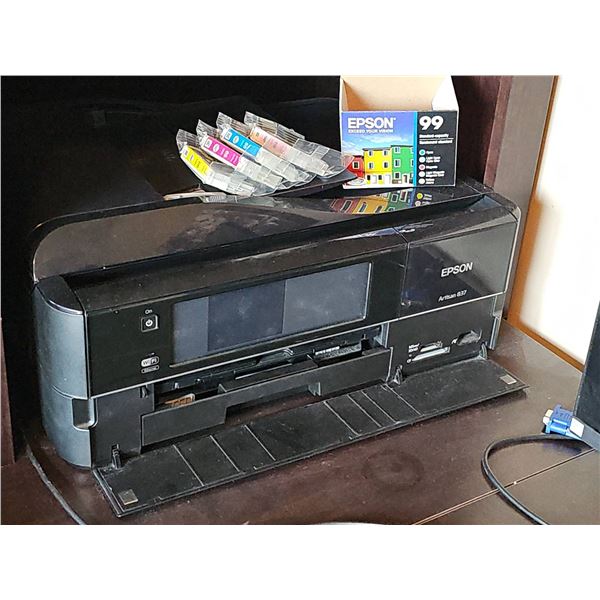 Epson Artisan 837 Wireless Inkjet Printer with Epson 99 Ink Cartridges