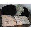 Image 2 : Four Decorative Throw Pillows, Various Styles and Colours