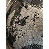 Image 3 : Black and Silver Desktop World Globe with Metal Stand