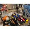 Image 1 : Hand Tools Lot With Drill Bits, Pliers, Clamps, Square, Screwdrivers, Fasteners