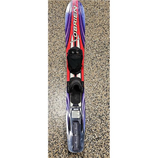 O'Brien Vortex Parabolic Sidecut Water Ski with Adjustable Bindings