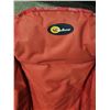Image 2 : Faulkner Red and Black Folding Camp Chair Padded Seat