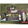 Image 1 : DeWalt DCB115 Charger, 4 Batteries, 3 LED Work Lights, and Charging Cables Bundle