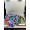 Image 4 : Poke-In-Fun Princesses Arts/Craft Kit for Kids - 3D Princess Crafting Kit - New
